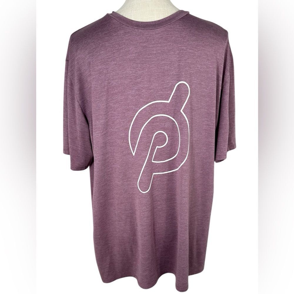 Mens Peloton Heather Purple Classic Fit Short Sleeve Tee